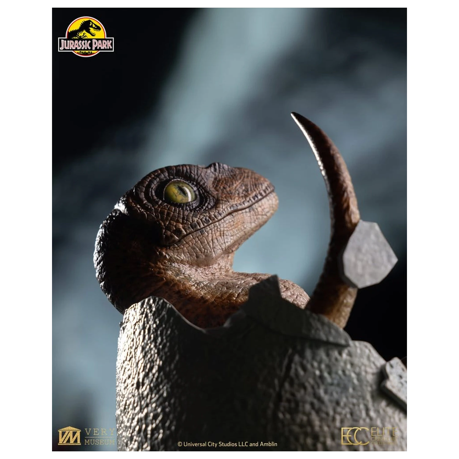 Jurassic Park Replika Biustu Velociraptora z Wykluwającego się Jaja 24 cm zdjęcie produktu
