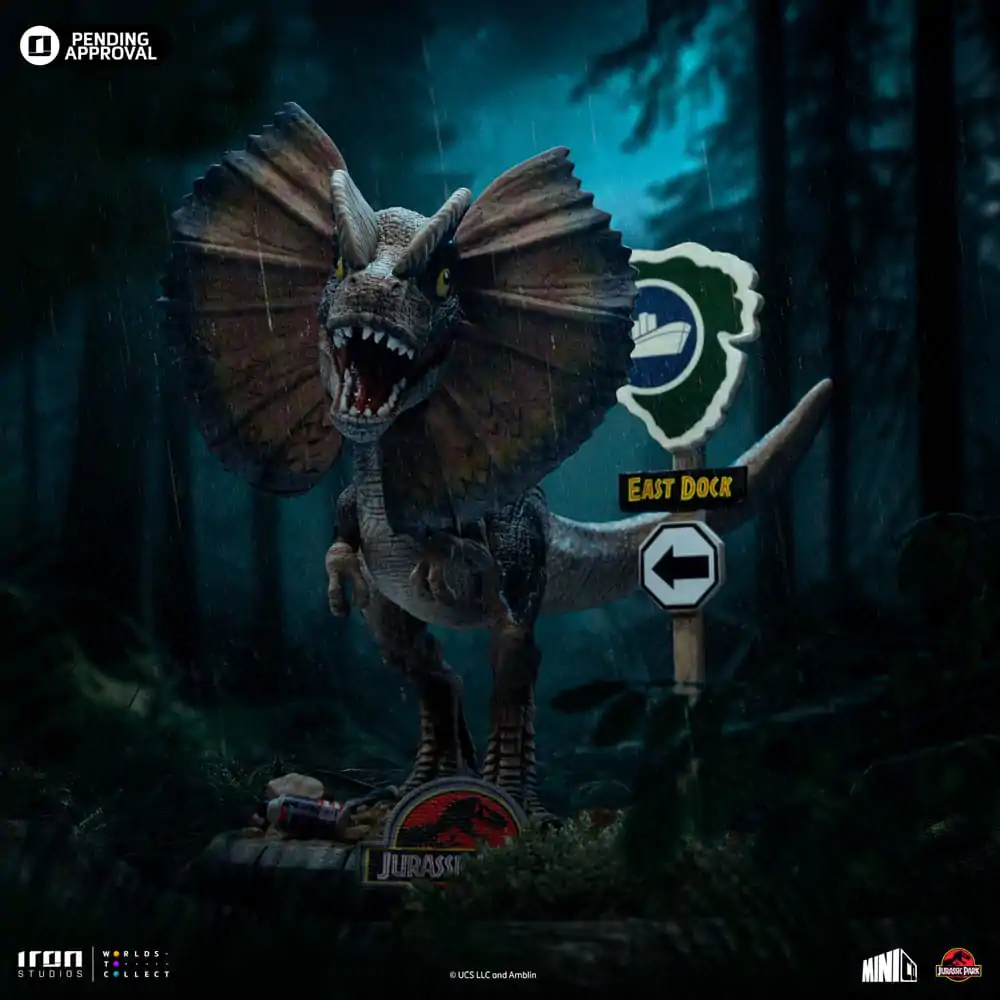 Jurassic Park Mini Co. Figurka PVC Dilophosaurus 12 cm zdjęcie produktu