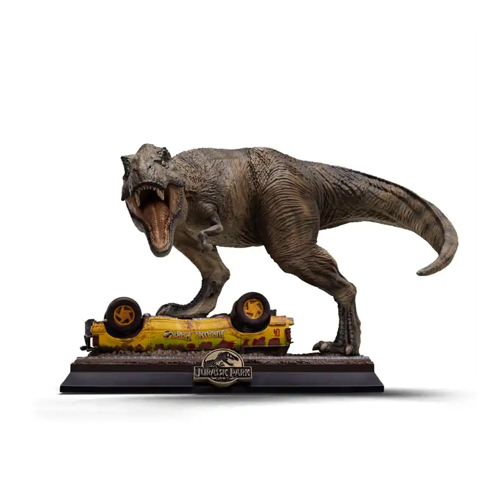 Jurassic Park Icons Statua PVC Atak T-Rexa 15 cm zdjęcie produktu