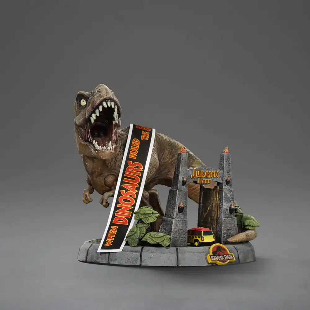 Jurassic Park Mini Co. Figurka PVC T-Rex Illusion Deluxe 15 cm zdjęcie produktu