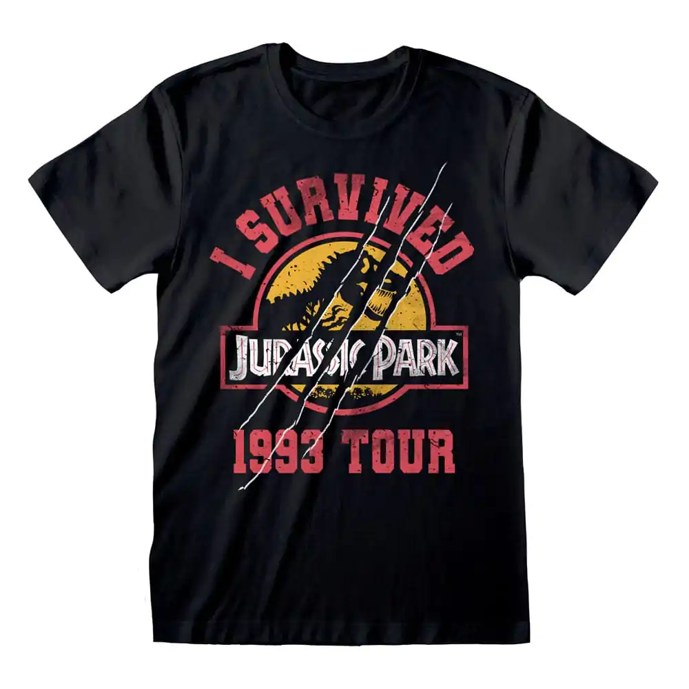 Jurassic Park T-Shirt I Survived 1993 Koszulka zdjęcie produktu