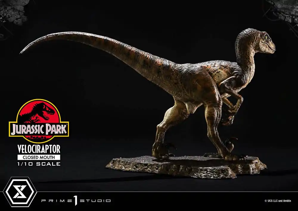 Jurassic Park Prime Collectibles Statua 1/10 Velociraptor Zamknięta Paszcza 19 cm zdjęcie produktu