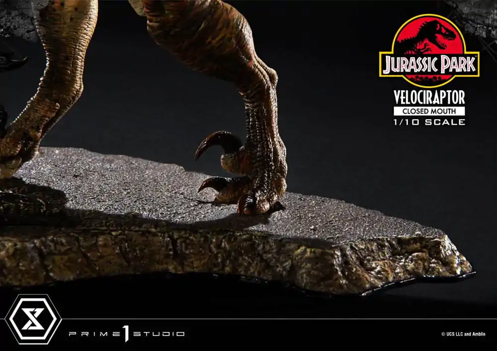 Jurassic Park Prime Collectibles Statua 1/10 Velociraptor Zamknięta Paszcza 19 cm zdjęcie produktu