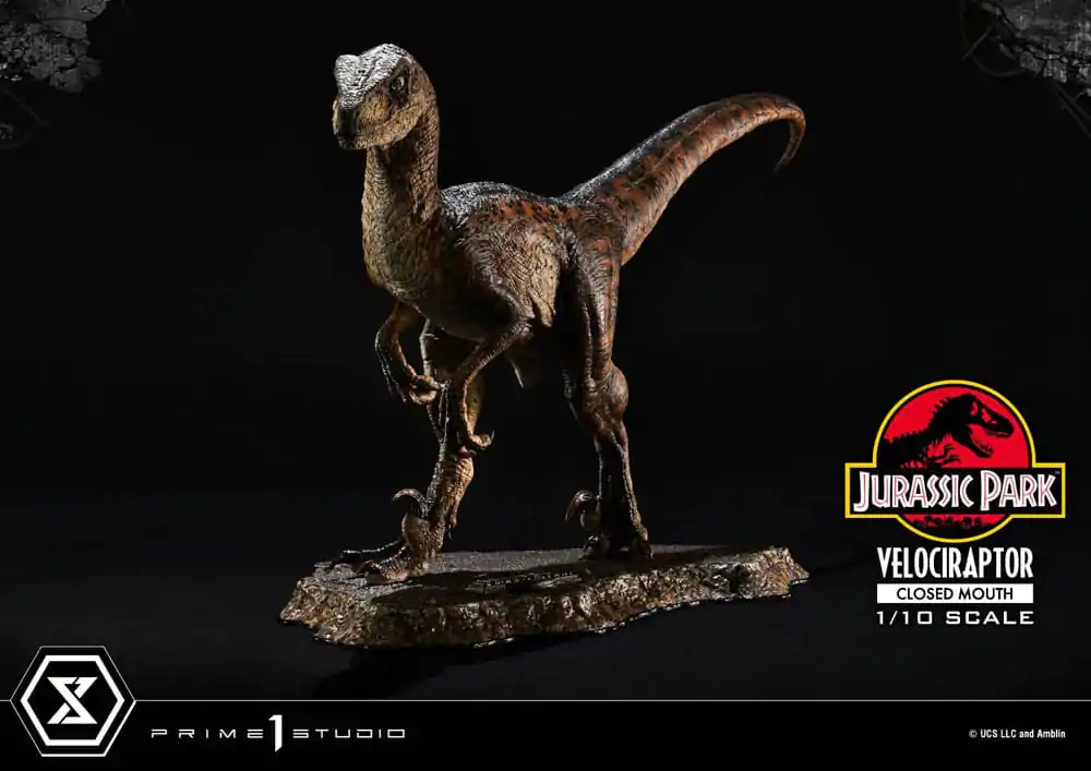 Jurassic Park Prime Collectibles Statua 1/10 Velociraptor Zamknięta Paszcza 19 cm zdjęcie produktu