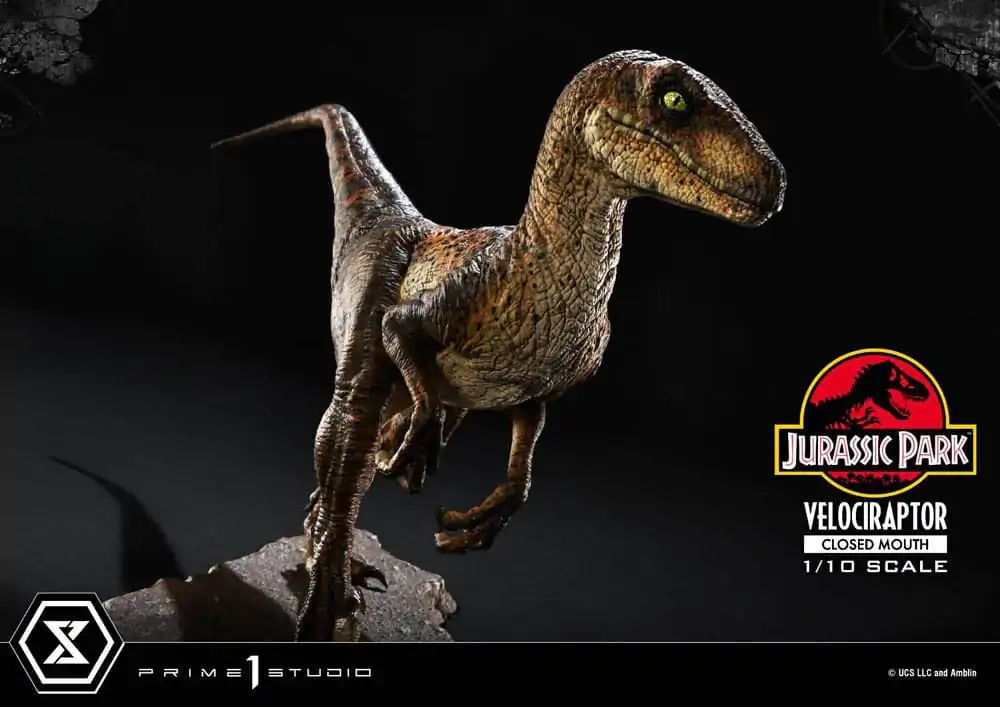 Jurassic Park Prime Collectibles Statua 1/10 Velociraptor Zamknięta Paszcza 19 cm zdjęcie produktu