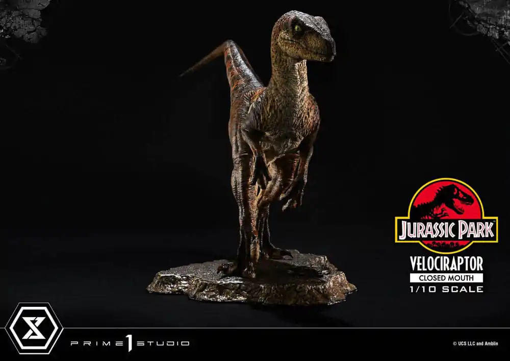 Jurassic Park Prime Collectibles Statua 1/10 Velociraptor Zamknięta Paszcza 19 cm zdjęcie produktu