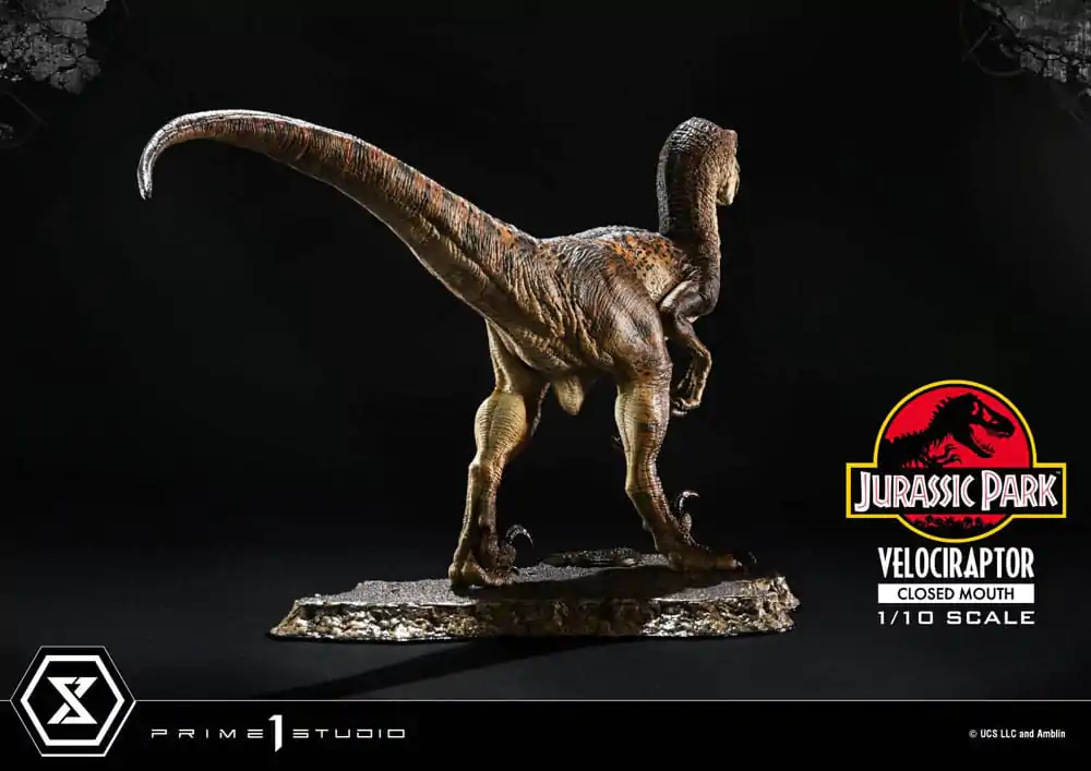 Jurassic Park Prime Collectibles Statua 1/10 Velociraptor Zamknięta Paszcza 19 cm zdjęcie produktu