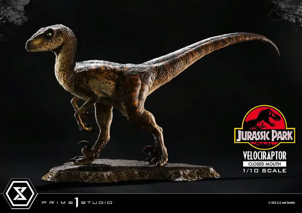 Jurassic Park Prime Collectibles Statua 1/10 Velociraptor Zamknięta Paszcza 19 cm zdjęcie produktu