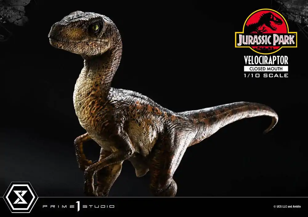 Jurassic Park Prime Collectibles Statua 1/10 Velociraptor Zamknięta Paszcza 19 cm zdjęcie produktu