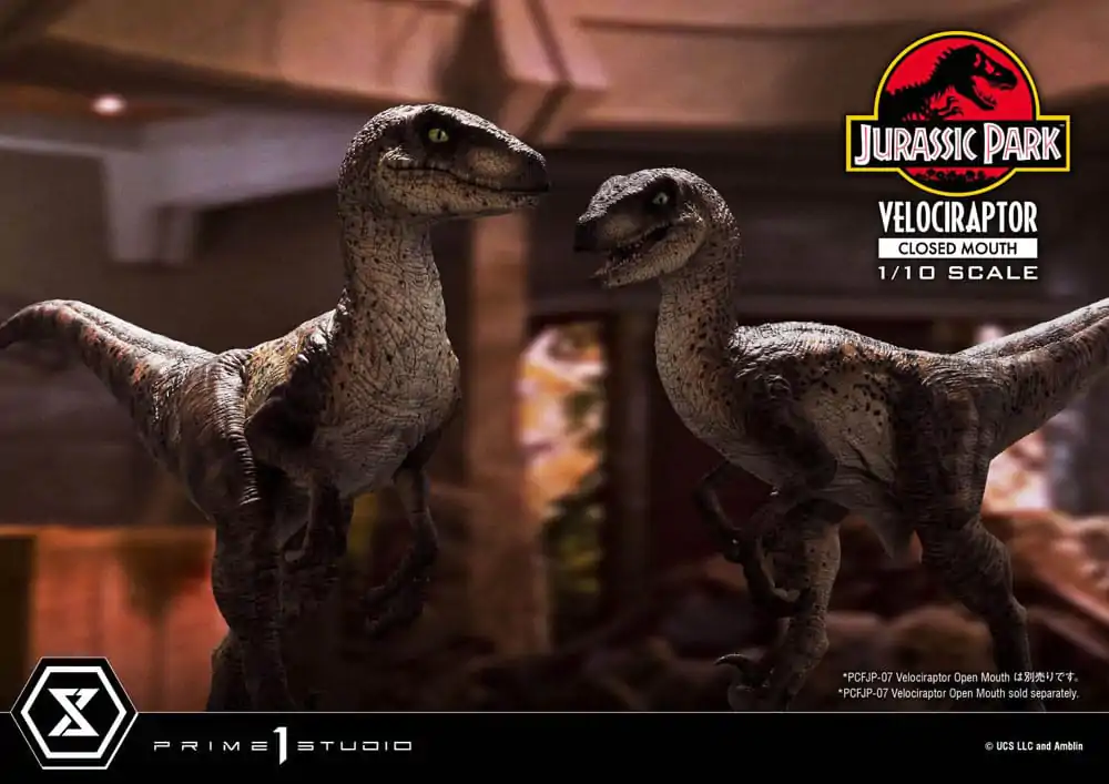 Jurassic Park Prime Collectibles Statua 1/10 Velociraptor Zamknięta Paszcza 19 cm zdjęcie produktu