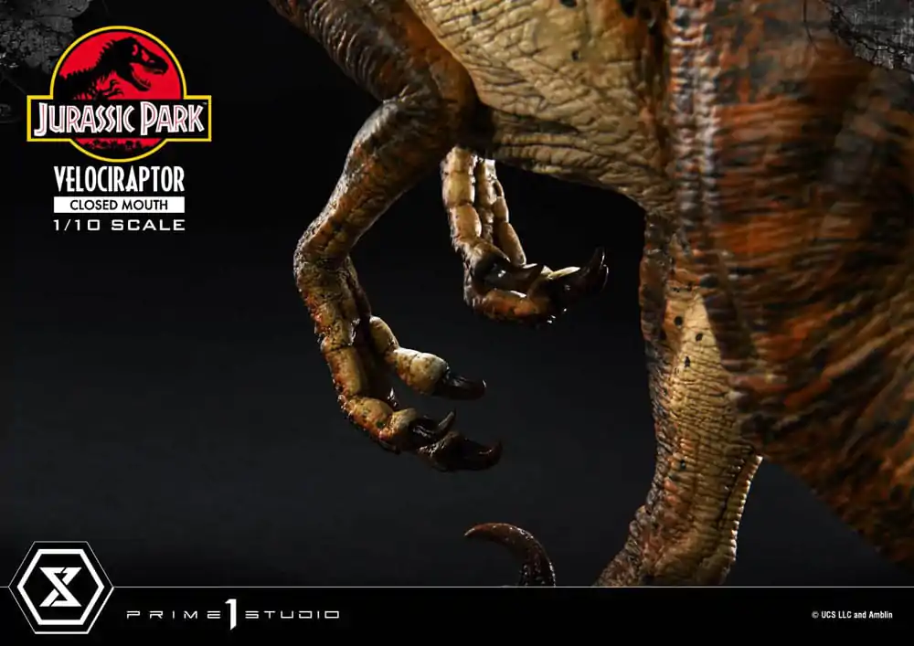 Jurassic Park Prime Collectibles Statua 1/10 Velociraptor Zamknięta Paszcza 19 cm zdjęcie produktu