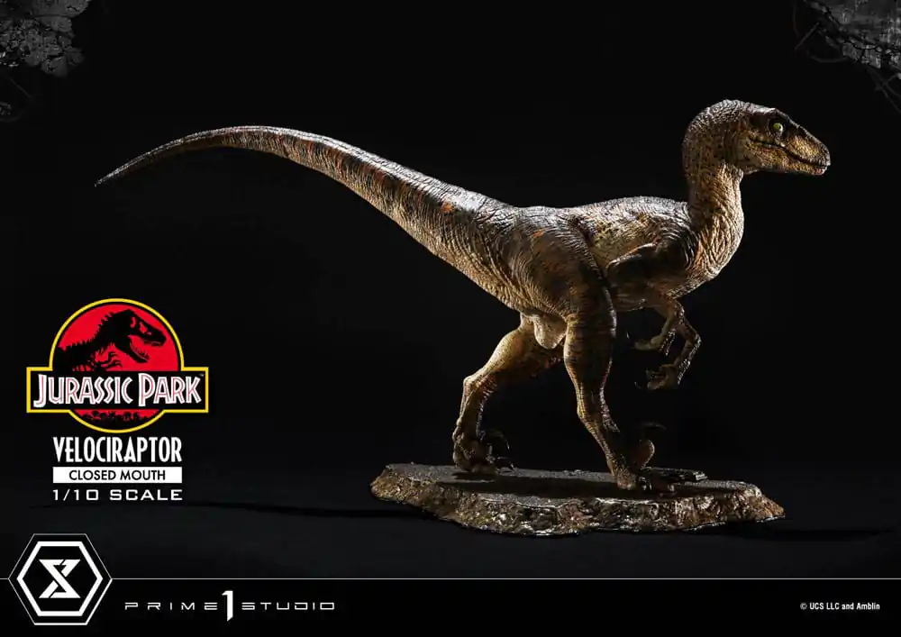 Jurassic Park Prime Collectibles Statua 1/10 Velociraptor Zamknięta Paszcza 19 cm zdjęcie produktu