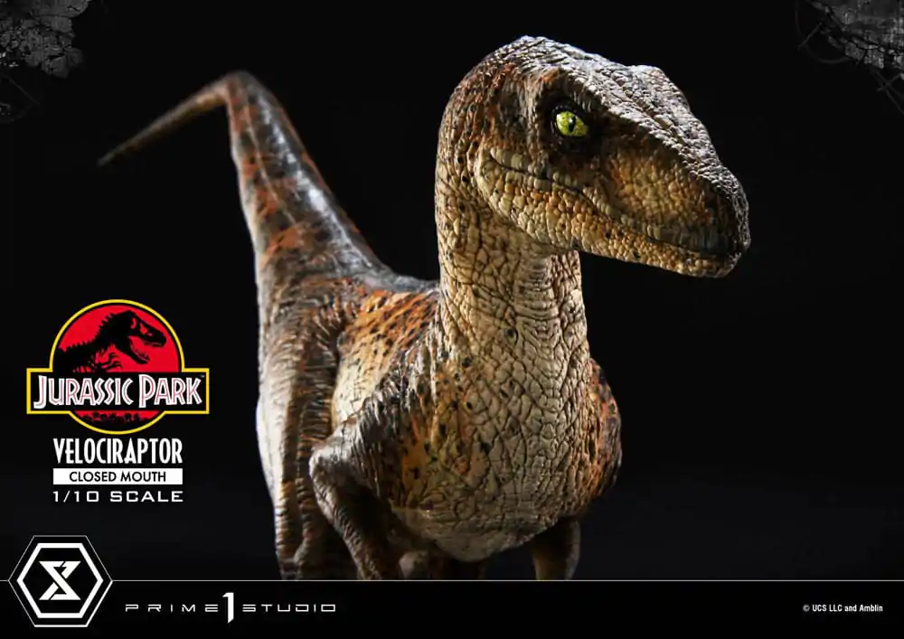 Jurassic Park Prime Collectibles Statua 1/10 Velociraptor Zamknięta Paszcza 19 cm zdjęcie produktu