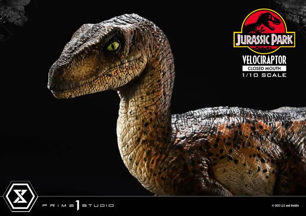 Jurassic Park Prime Collectibles Statua 1/10 Velociraptor Zamknięta Paszcza 19 cm zdjęcie produktu