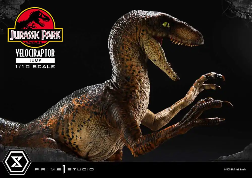 Jurassic Park Prime Collectibles Statua 1/10 Velociraptor Jump 21 cm zdjęcie produktu