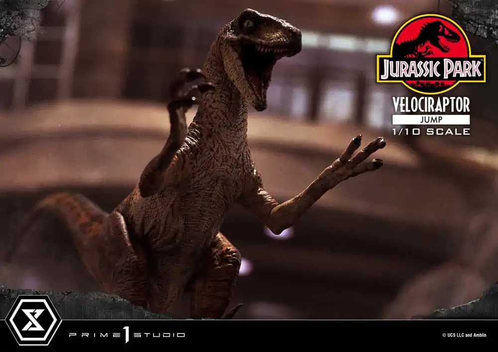 Jurassic Park Prime Collectibles Statua 1/10 Velociraptor Jump 21 cm zdjęcie produktu