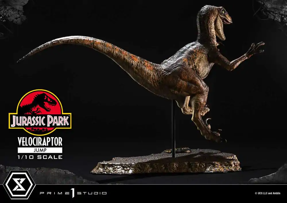 Jurassic Park Prime Collectibles Statua 1/10 Velociraptor Jump 21 cm zdjęcie produktu