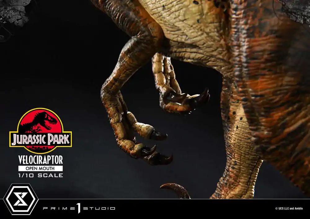 Jurassic Park Prime Collectibles Statue 1/10 Velociraptor Otwarta Paszcza 19 cm zdjęcie produktu