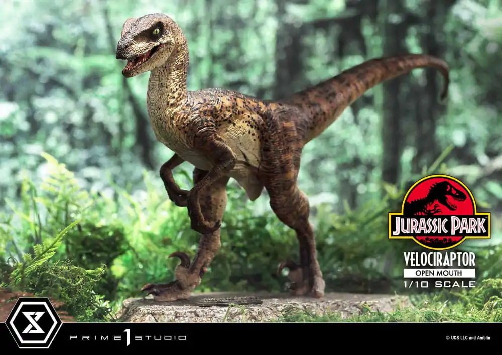 Jurassic Park Prime Collectibles Statue 1/10 Velociraptor Otwarta Paszcza 19 cm zdjęcie produktu