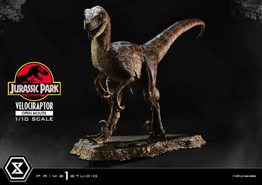 Jurassic Park Prime Collectibles Statue 1/10 Velociraptor Otwarta Paszcza 19 cm zdjęcie produktu
