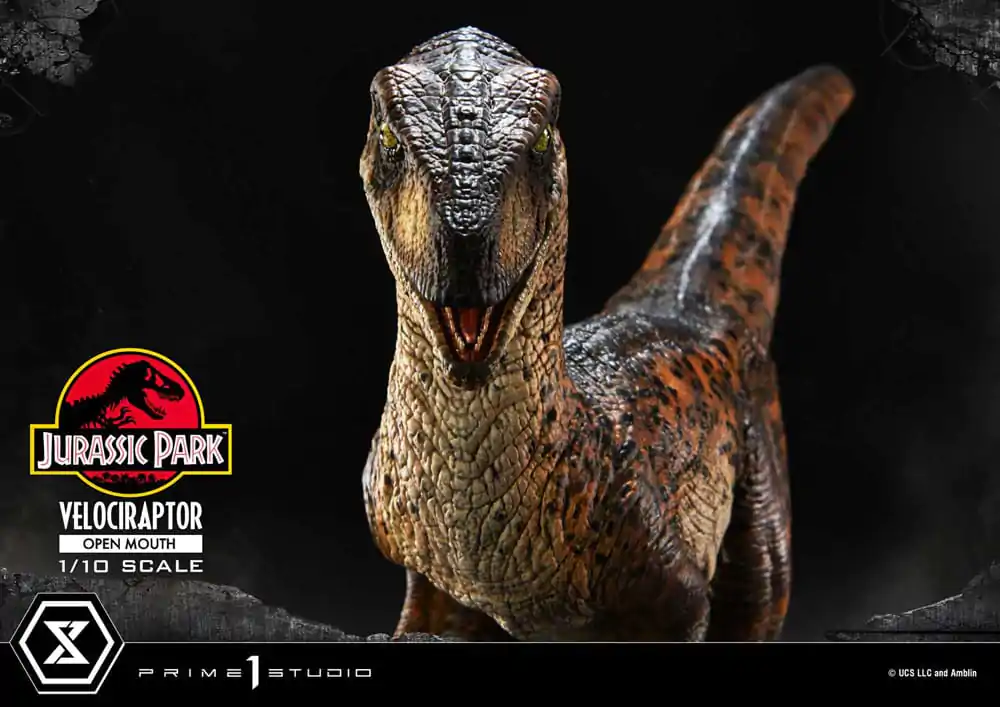 Jurassic Park Prime Collectibles Statue 1/10 Velociraptor Otwarta Paszcza 19 cm zdjęcie produktu