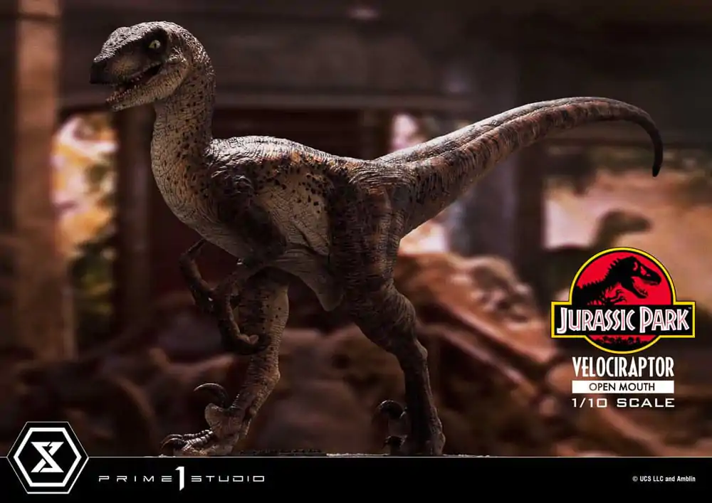 Jurassic Park Prime Collectibles Statue 1/10 Velociraptor Otwarta Paszcza 19 cm zdjęcie produktu