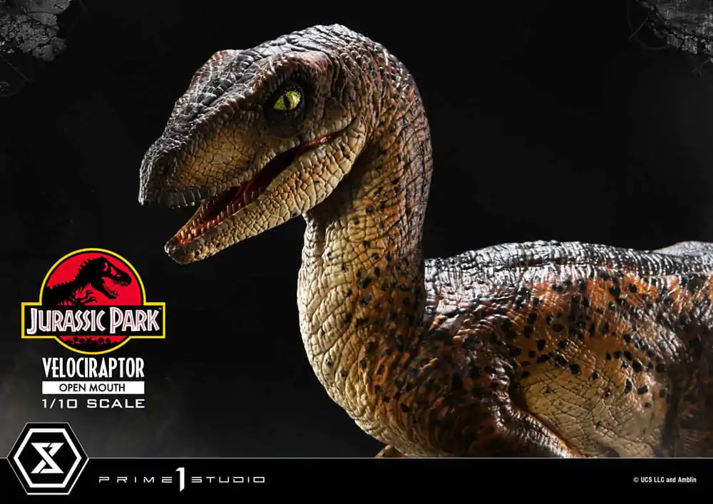 Jurassic Park Prime Collectibles Statue 1/10 Velociraptor Otwarta Paszcza 19 cm zdjęcie produktu