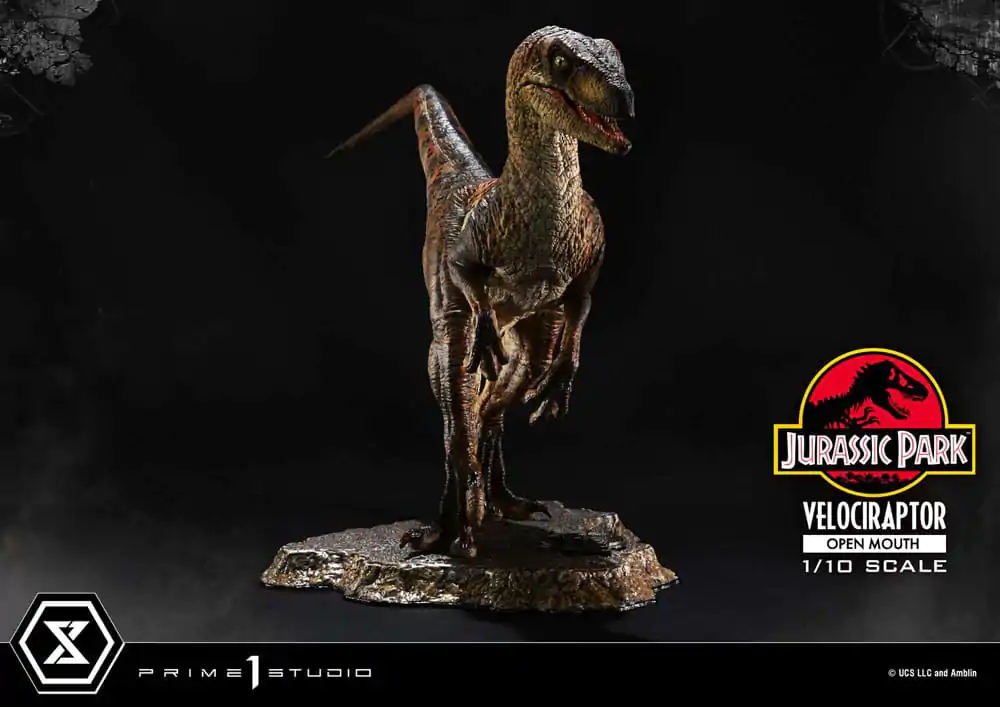 Jurassic Park Prime Collectibles Statue 1/10 Velociraptor Otwarta Paszcza 19 cm zdjęcie produktu