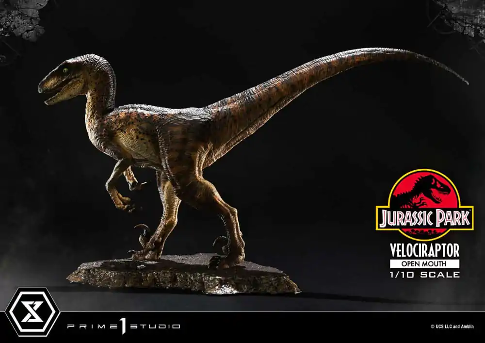 Jurassic Park Prime Collectibles Statue 1/10 Velociraptor Otwarta Paszcza 19 cm zdjęcie produktu