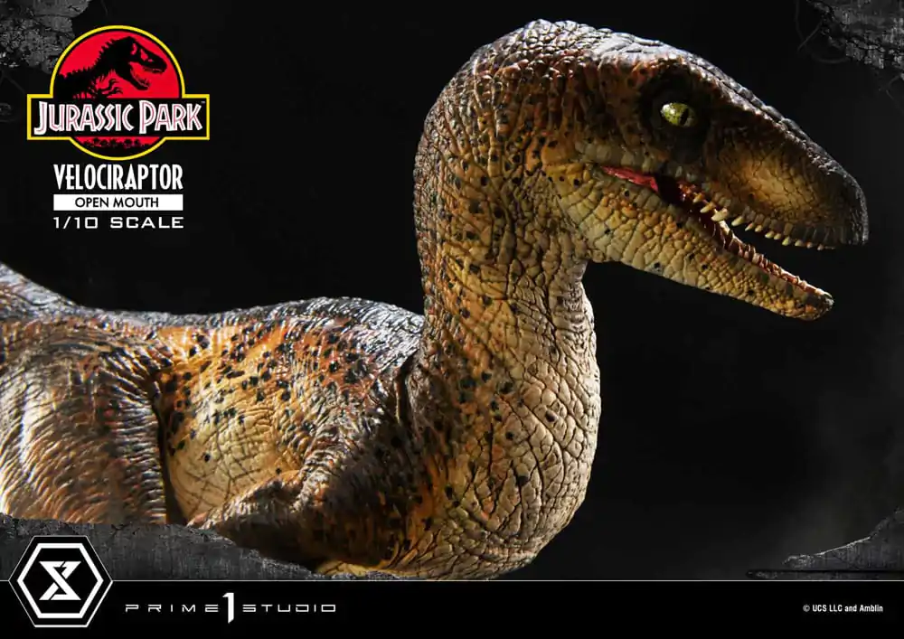 Jurassic Park Prime Collectibles Statue 1/10 Velociraptor Otwarta Paszcza 19 cm zdjęcie produktu