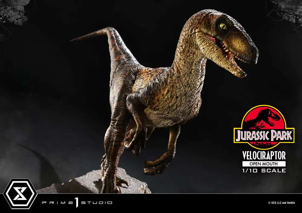 Jurassic Park Prime Collectibles Statue 1/10 Velociraptor Otwarta Paszcza 19 cm zdjęcie produktu