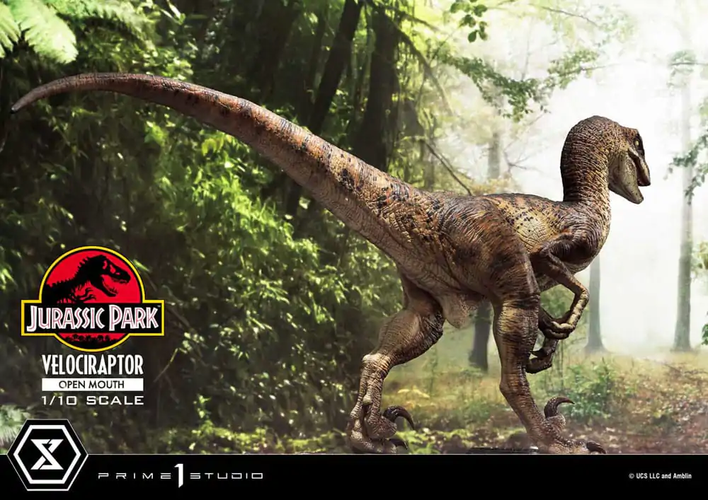 Jurassic Park Prime Collectibles Statue 1/10 Velociraptor Otwarta Paszcza 19 cm zdjęcie produktu