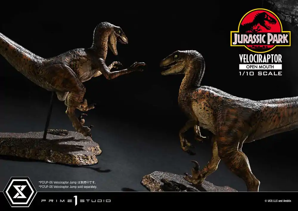 Jurassic Park Prime Collectibles Statue 1/10 Velociraptor Otwarta Paszcza 19 cm zdjęcie produktu