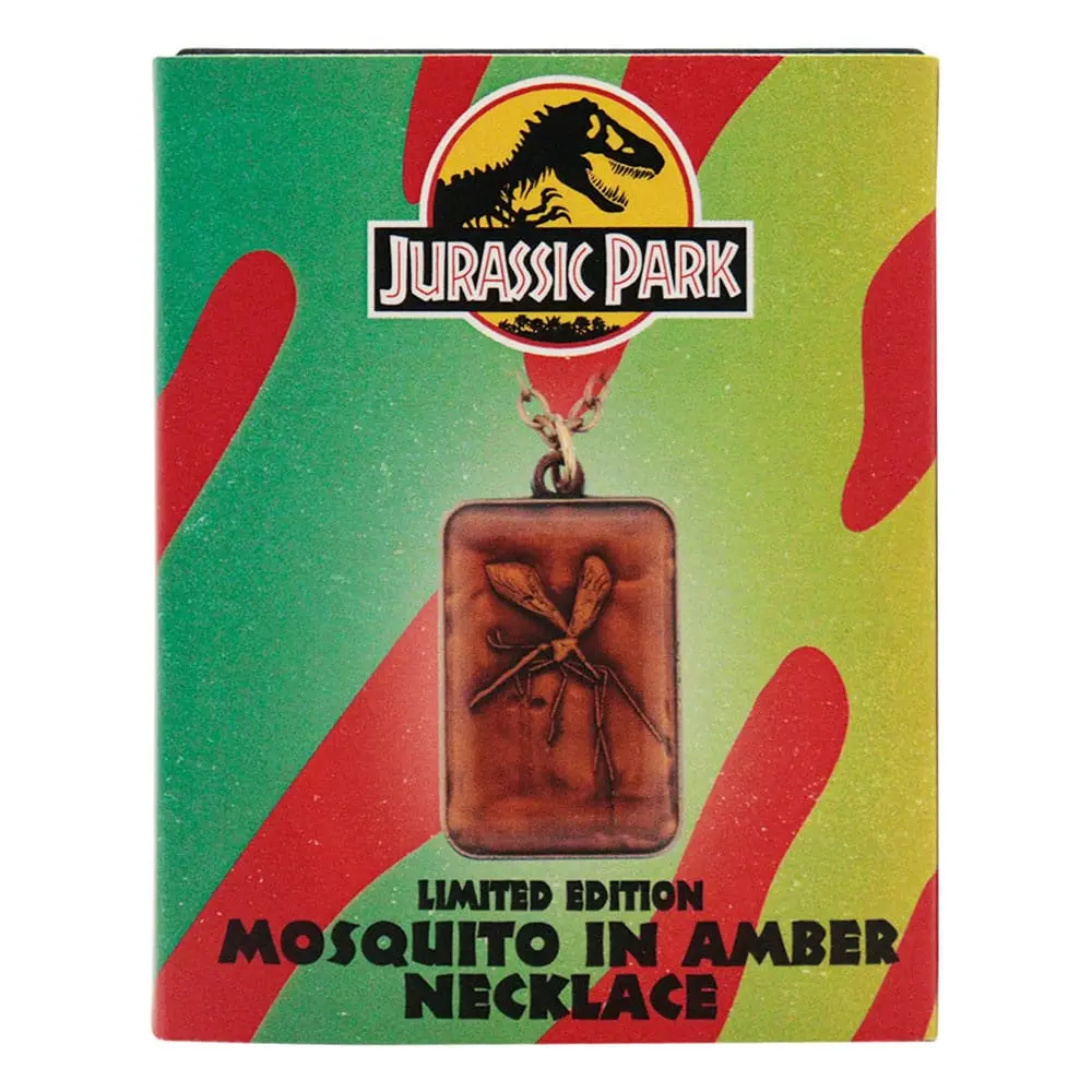 Jurassic Park Replika Naszyjnik z bursztynową zawieszką Limited Edition zdjęcie produktu