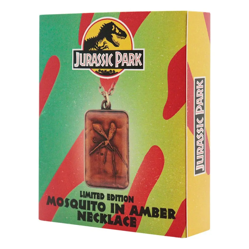 Jurassic Park Replika Naszyjnik z bursztynową zawieszką Limited Edition zdjęcie produktu