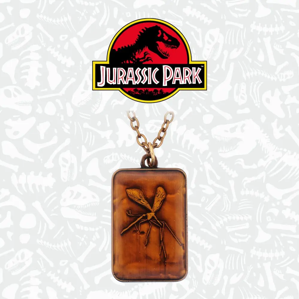 Jurassic Park Replika Naszyjnik z bursztynową zawieszką Limited Edition zdjęcie produktu