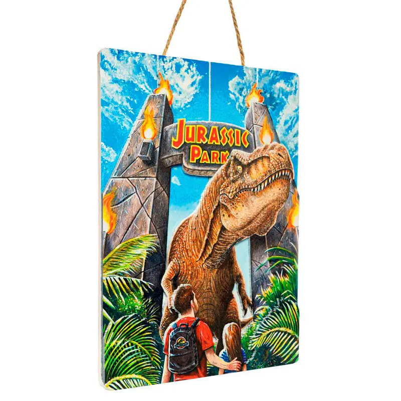 Jurassic Park WoodArts Drewniana Sztuka Ścienna 3D Rex Attack 30 x 40 cm zdjęcie produktu