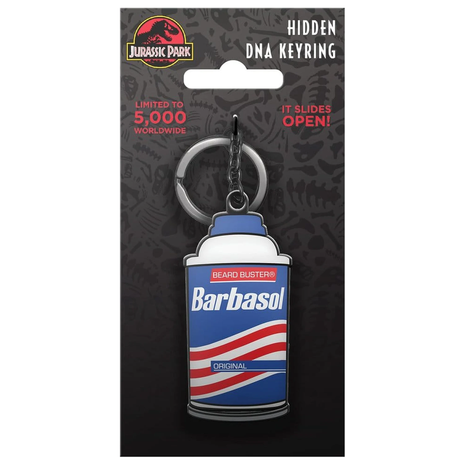 Brelok Jurassic Park Sliding Barbasol Can zdjęcie produktu