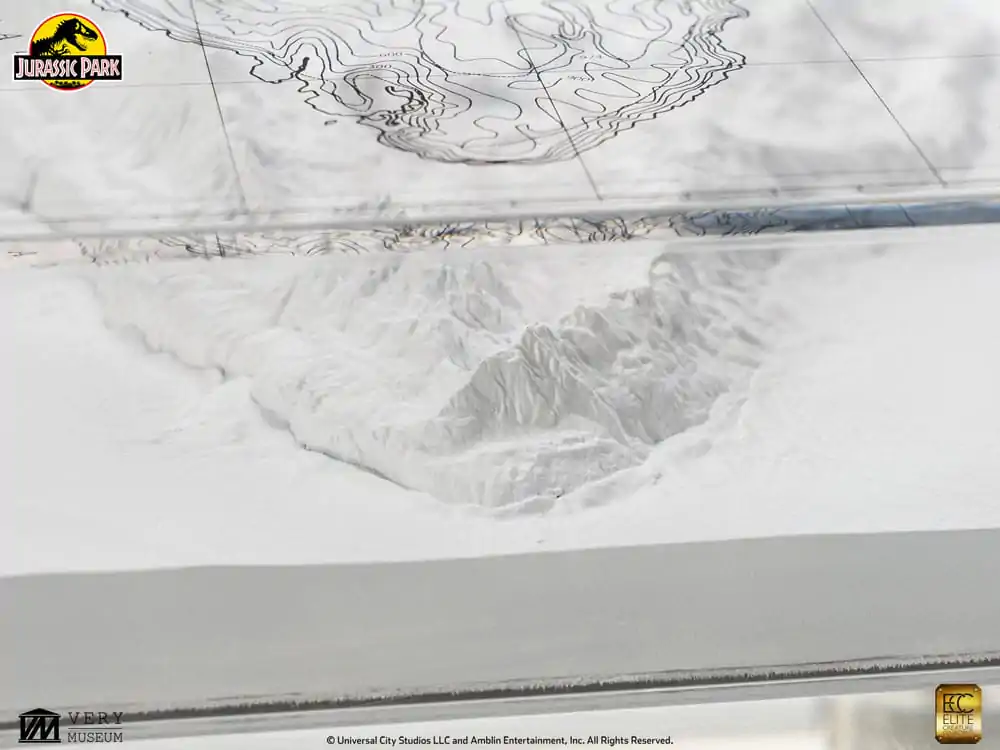 Mapa Topograficzna Parku Jurajskiego Isla Nublar zdjęcie produktu