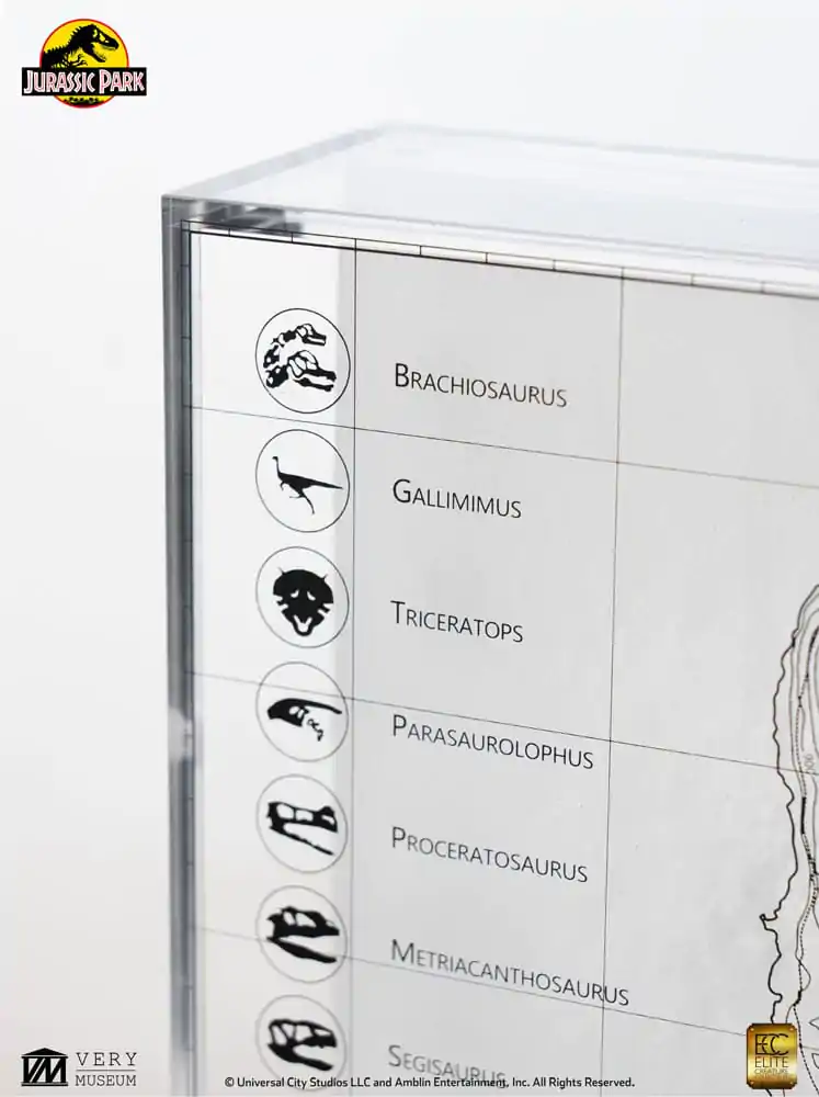 Mapa Topograficzna Parku Jurajskiego Isla Nublar zdjęcie produktu