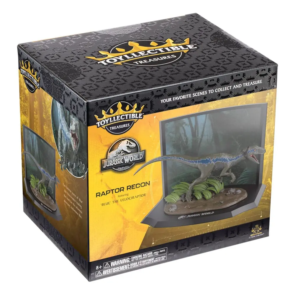 Jurassic Park Toyllectible Treasure Statua Velociraptor Blue Raptor Recon 8 cm zdjęcie produktu