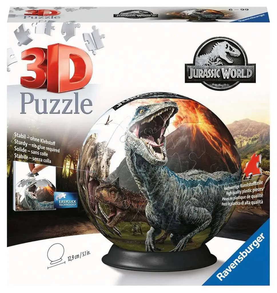 Jurassic World Puzzle Ball 3D (72 elementy) zdjęcie produktu