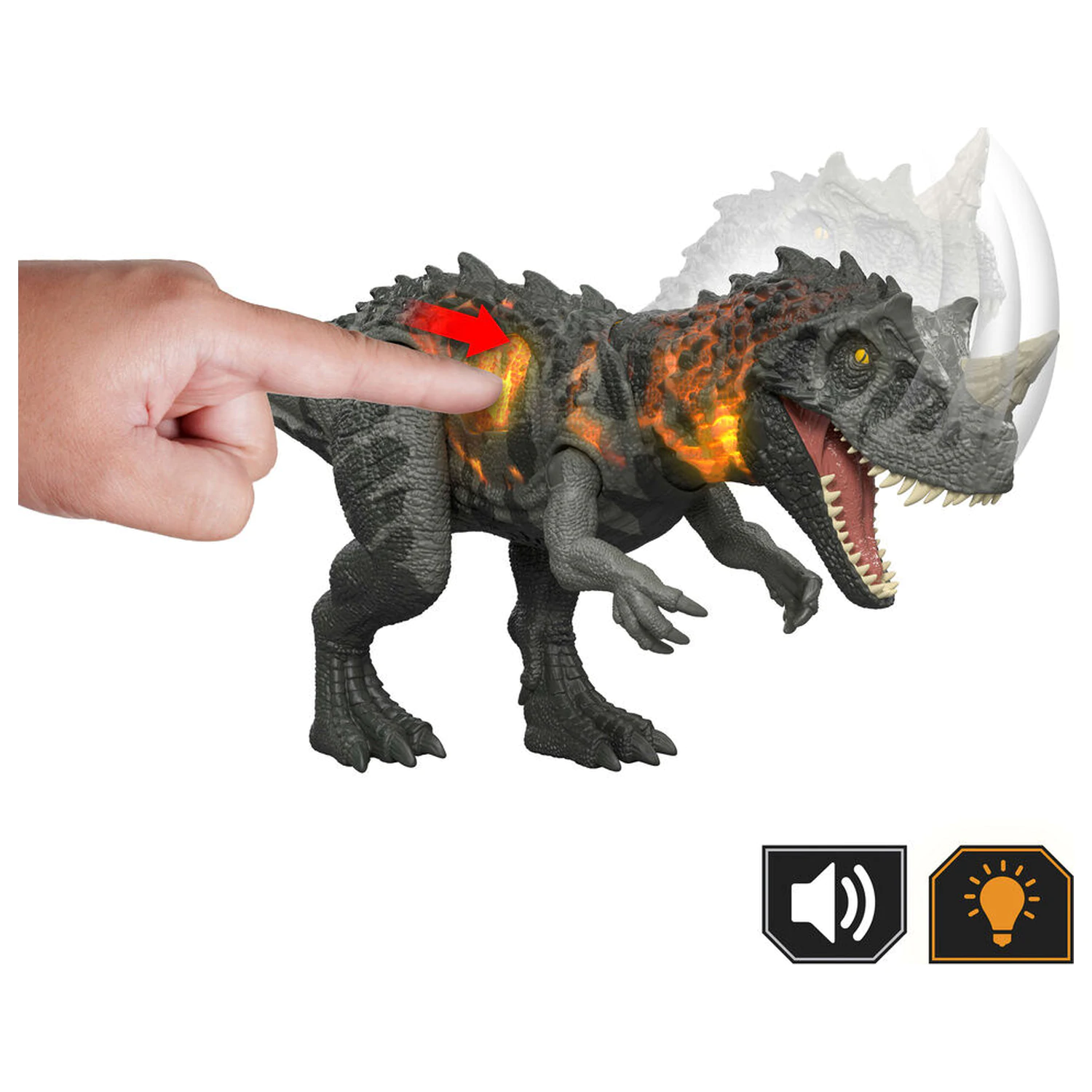 Figurka dinozaura Jurassic World Ceratosaurus zdjęcie produktu