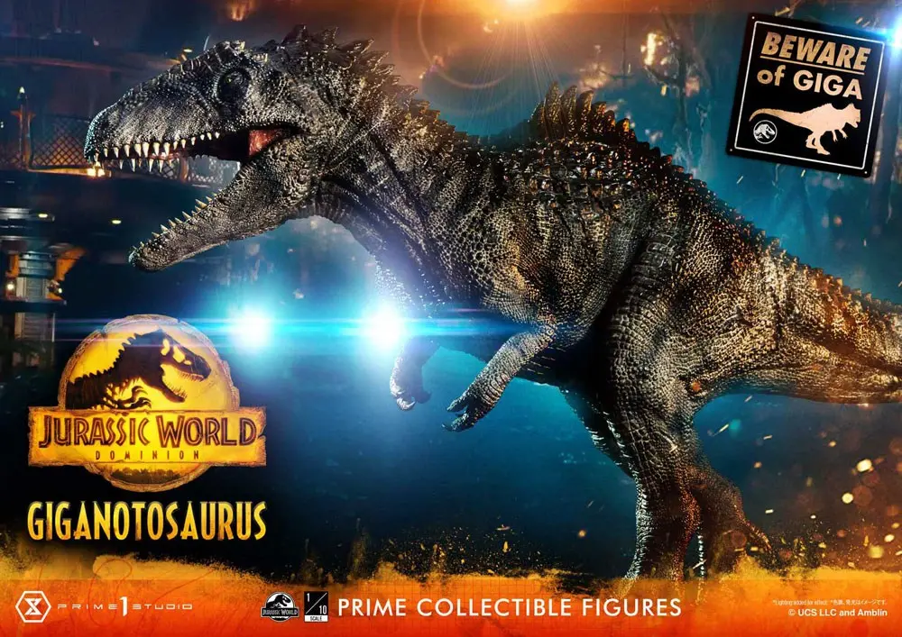 Jurassic World Dominion Prime Collectibles Statue 1/38 Giganotozaur Wersja Zabawka 22 cm zdjęcie produktu