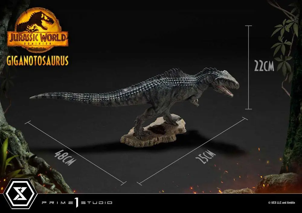 Jurassic World Dominion Prime Collectibles Statue 1/38 Giganotozaur Wersja Zabawka 22 cm zdjęcie produktu