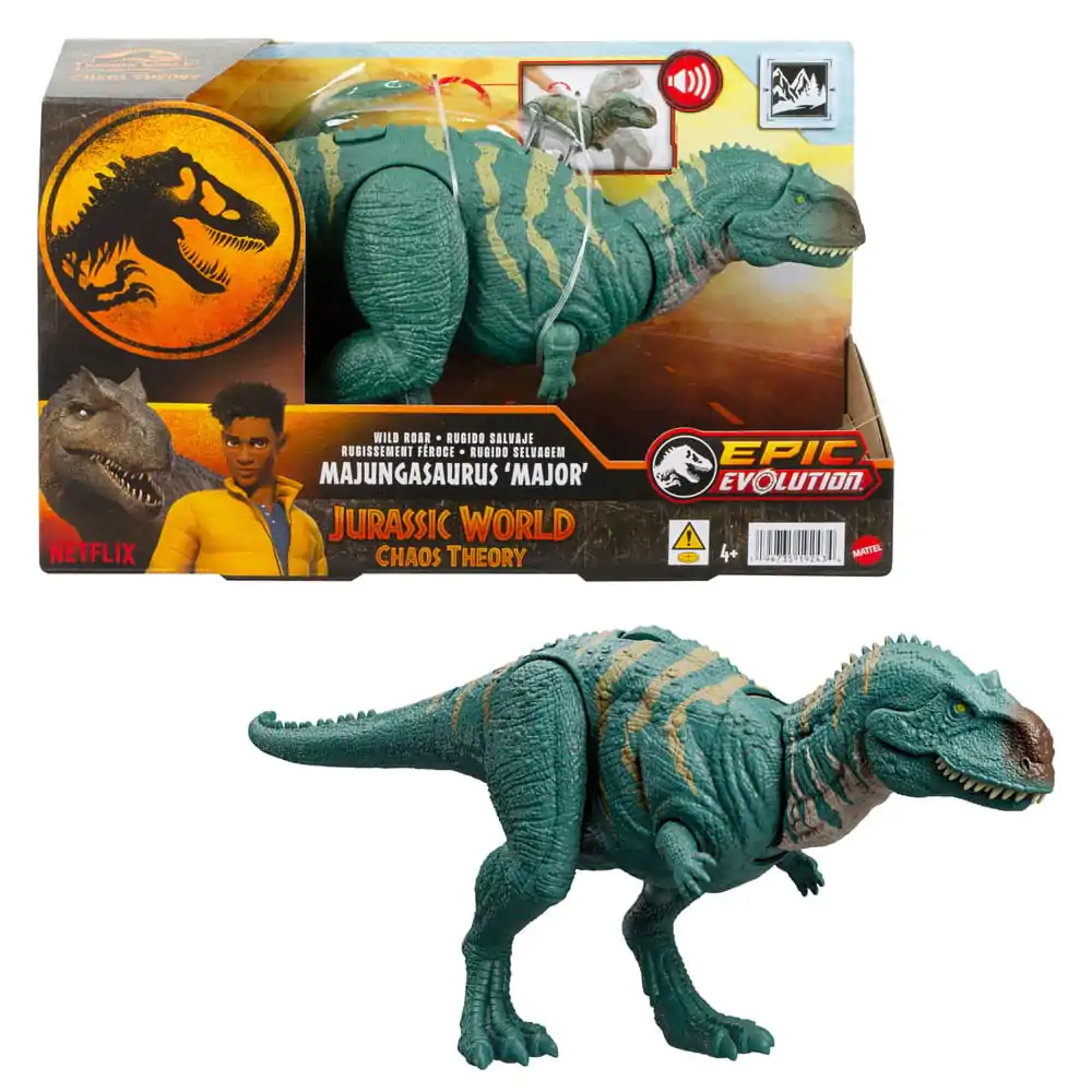 Jurassic World Epic Evolution Figurka Akcji Dzikiego Ryku Majungasaurus zdjęcie produktu