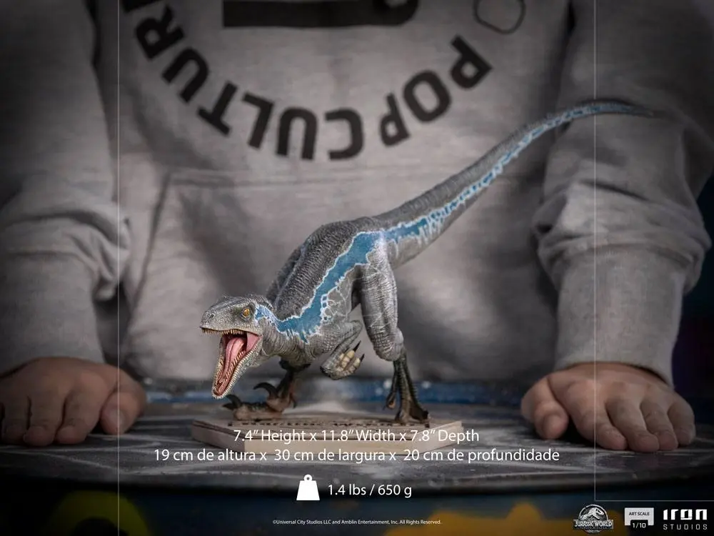 Jurassic World Fallen Kingdom Art Scale Statue 1/10 Blue Statuetka 19 cm zdjęcie produktu