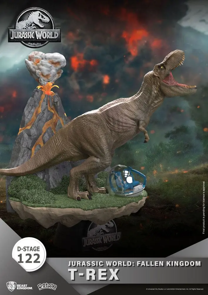 Jurassic World: Fallen Kingdom D-Stage PVC Diorama T-Rex 13 cm zdjęcie produktu