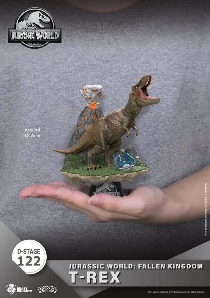 Jurassic World: Fallen Kingdom D-Stage PVC Diorama T-Rex 13 cm zdjęcie produktu