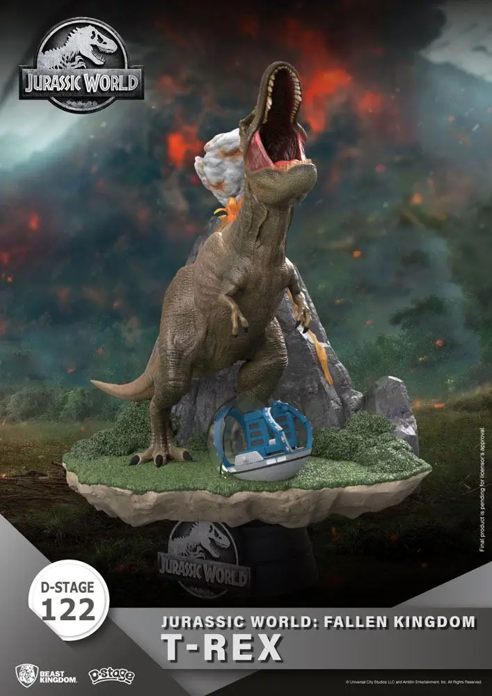 Jurassic World: Fallen Kingdom D-Stage PVC Diorama T-Rex 13 cm zdjęcie produktu
